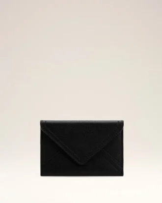 Black Taurillon Leather Etienne Envelope Card Holder Black Taurillon Leather Etienne Envelope Card Holder