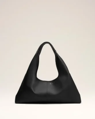 Black Taurillon Leather Etienne Shoulder Bag Black Taurillon Leather Etienne Shoulder Bag