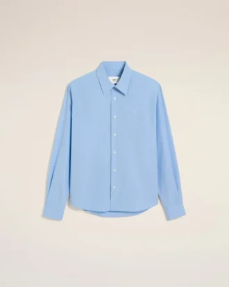 Blue Cotton Ami De Coeur Classic Shirt Blue Cotton Ami De Coeur Classic Shirt