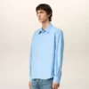 Blue Cotton Ami De Coeur Classic Shirt Blue Cotton Ami De Coeur Classic Shirt
