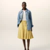 Blue Cotton Ami De Coeur Worker Overshirt Blue Cotton Ami De Coeur Worker Overshirt