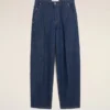 Blue Cotton Balloon Fit Jeans Blue Cotton Balloon Fit Jeans
