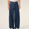 Blue Cotton Balloon Fit Jeans Blue Cotton Balloon Fit Jeans