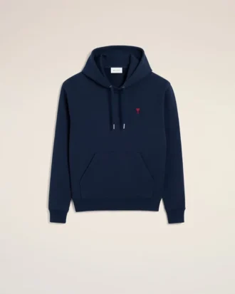 Blue Cotton Red Ami De Coeur Hoodie