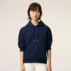 Blue Cotton Red Ami De Coeur Hoodie Blue Cotton Red Ami De Coeur Hoodie