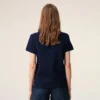 Blue Cotton Red Ami De Coeur Polo Shirt Blue Cotton Red Ami De Coeur Polo Shirt
