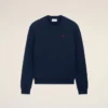 Blue Cotton Red Ami De Coeur Sweatshirt Blue Cotton Red Ami De Coeur Sweatshirt