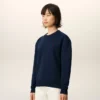 Blue Cotton Red Ami De Coeur Sweatshirt Blue Cotton Red Ami De Coeur Sweatshirt