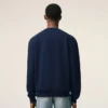 Blue Cotton Red Ami De Coeur Sweatshirt Blue Cotton Red Ami De Coeur Sweatshirt