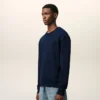 Blue Cotton Red Ami De Coeur Sweatshirt Blue Cotton Red Ami De Coeur Sweatshirt