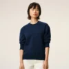 Blue Cotton Red Ami De Coeur Sweatshirt Blue Cotton Red Ami De Coeur Sweatshirt