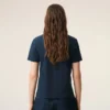 Blue Cotton Red Ami De Coeur Tshirt Blue Cotton Red Ami De Coeur Tshirt
