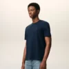 Blue Cotton Red Ami De Coeur Tshirt Blue Cotton Red Ami De Coeur Tshirt