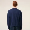 Blue Wool Ami De Coeur Cardigan Blue Wool Ami De Coeur Cardigan