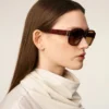 Brown Acetate 75006 Sunglasses Brown Acetate 75006 Sunglasses
