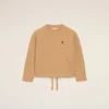 Brown Cotton Ami De Coeur Crewneck Sweatshirt Brown Cotton Ami De Coeur Crewneck Sweatshirt