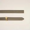 Brown Glazed Leather Ami De Coeur Buckle 25 Mm Belt Brown Glazed Leather Ami De Coeur Buckle 25 Mm Belt