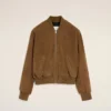 Brown Leather Zipped Jacket Brown Leather Zipped Jacket