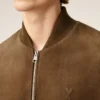 Brown Leather Zipped Jacket Brown Leather Zipped Jacket