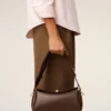 Brown Smooth Leather Carrousel Bag Brown Smooth Leather Carrousel Bag