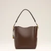 Brown Smooth Leather Carrousel Bucket Bag Brown Smooth Leather Carrousel Bucket Bag