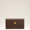Brown Smooth Leather Carrousel Continental Wallet Brown Smooth Leather Carrousel Continental Wallet