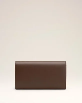 Brown Smooth Leather Carrousel Continental Wallet