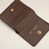 Brown Smooth Leather Carrousel Folded Wallet Brown Smooth Leather Carrousel Folded Wallet
