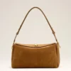 Brown Suede Leather Carrousel Medium Bag Brown Suede Leather Carrousel Medium Bag
