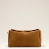 Brown Suede Leather Carrousel Medium Bag Brown Suede Leather Carrousel Medium Bag
