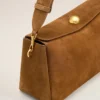 Brown Suede Leather Carrousel Medium Bag Brown Suede Leather Carrousel Medium Bag