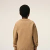 Brown Wool Ami De Coeur Crewneck Sweater Brown Wool Ami De Coeur Crewneck Sweater