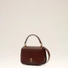 Burgundy Glazed Leather Handle Paris Paris Bag Burgundy Glazed Leather Handle Paris Paris Bag