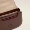 Burgundy Glazed Leather Handle Paris Paris Bag Burgundy Glazed Leather Handle Paris Paris Bag