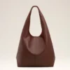 Burgundy Supple Leather Etienne Hobo Bag Burgundy Supple Leather Etienne Hobo Bag