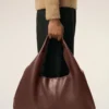 Burgundy Supple Leather Etienne Shoulder Bag Burgundy Supple Leather Etienne Shoulder Bag