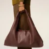 Burgundy Supple Leather Etienne Shoulder Bag Burgundy Supple Leather Etienne Shoulder Bag
