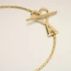Gold Brass Ami De Coeur 2 in 1 Chain Necklace Gold Brass Ami De Coeur 2 in 1 Chain Necklace