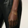 Gold Brass Ami De Coeur 2 in 1 Chain Necklace Gold Brass Ami De Coeur 2 in 1 Chain Necklace