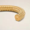 Gold Brass Pearl Bracelet Gold Brass Pearl Bracelet