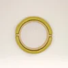Green Brass Hammered Lacquered Ring Green Brass Hammered Lacquered Ring