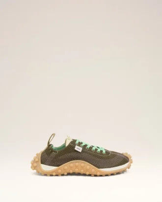 Green Mesh Mirage Sneakers