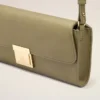 Green Smooth Leather Mimi Pouch Green Smooth Leather Mimi Pouch