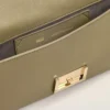 Green Smooth Leather Mimi Pouch Green Smooth Leather Mimi Pouch