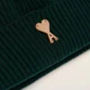 Green Wool Ami De Coeur Beanie