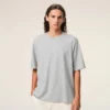 Grey Cotton Ami De Coeur Embossed T-Shirt Grey Cotton Ami De Coeur Embossed T-Shirt
