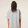 Grey Cotton Ami De Coeur Embossed T-Shirt Grey Cotton Ami De Coeur Embossed T-Shirt