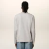 Grey Cotton Ami De Coeur Long Sleeves T-Shirt Grey Cotton Ami De Coeur Long Sleeves T-Shirt