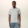Grey Cotton Ami De Coeur Polo Shirt Grey Cotton Ami De Coeur Polo Shirt