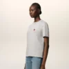 Grey Cotton Ami De Coeur T-Shirt Grey Cotton Ami De Coeur T-Shirt
